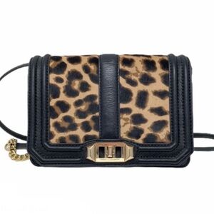 Rebecca Minkoff small love leopard crossbody